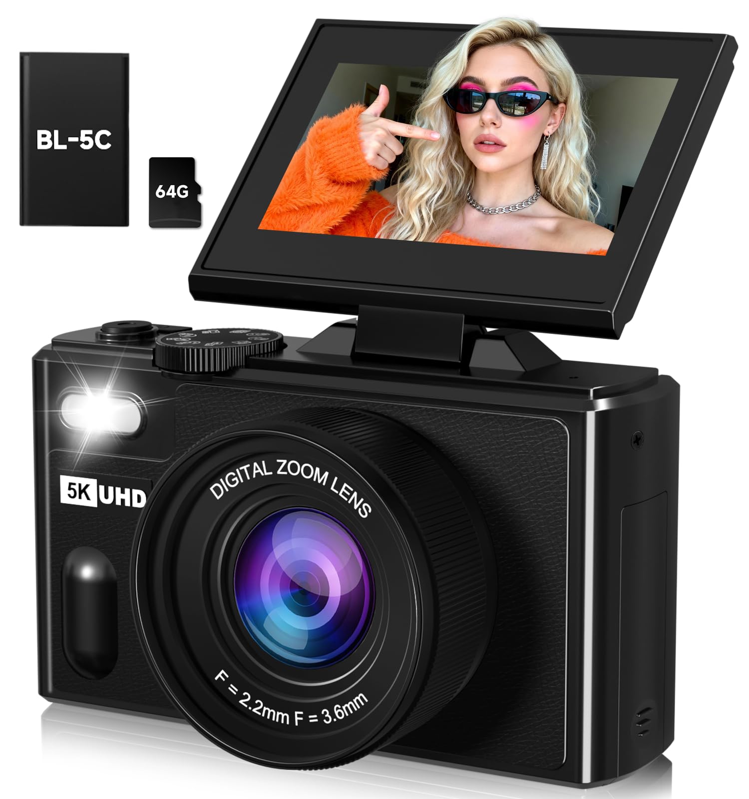 Amazon.com : 5K Digital Camera,80MP Cameras for Photography with